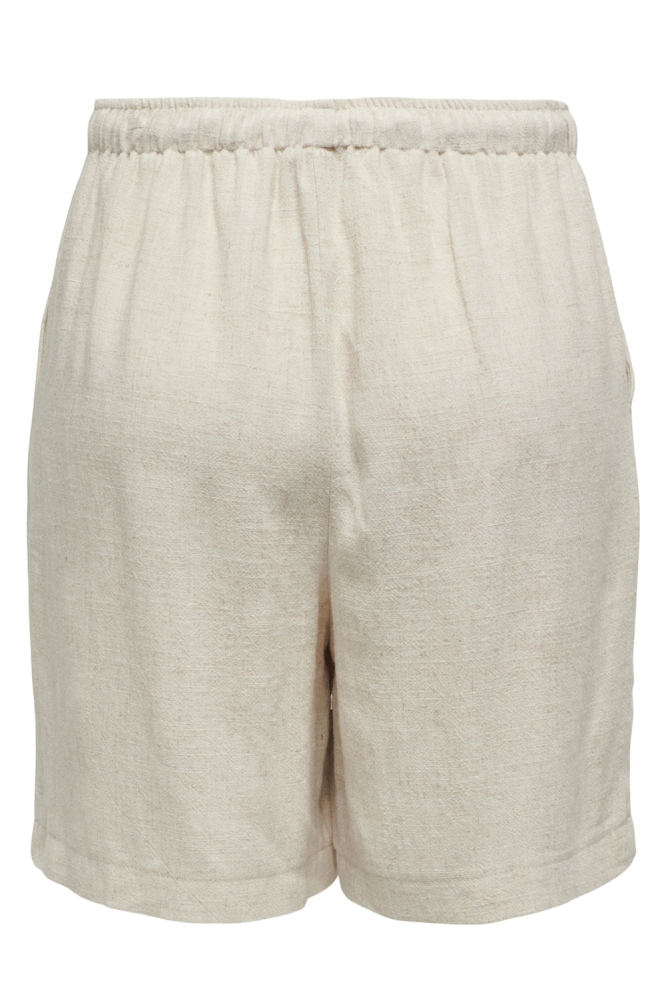 ONLSIESTA MW PULL-UP LIN BL SHORTS 15333032 Moonbeam
